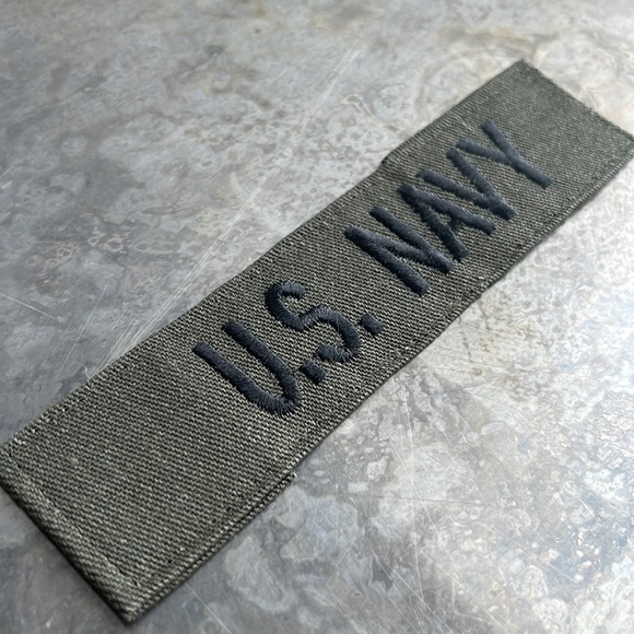 U.S. NAVY embroidered tape patch - vintage - Picture 6 of 10